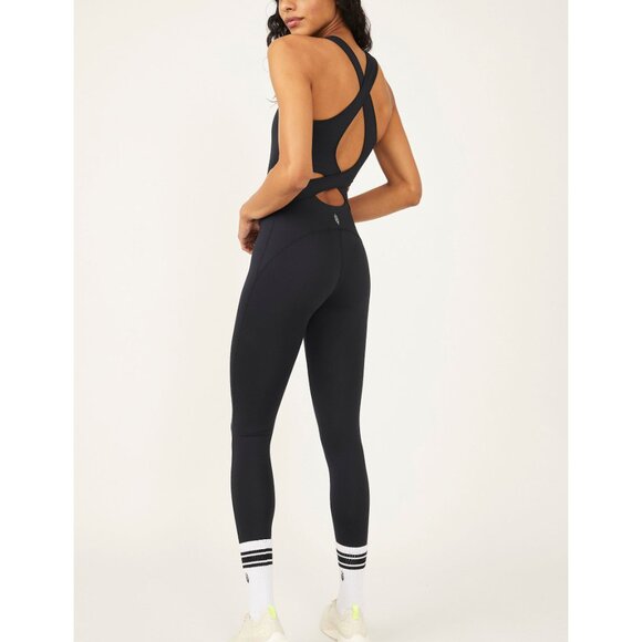 NWT FP MOVEMENT Back It Up Onesie / Black - Picture 6 of 10